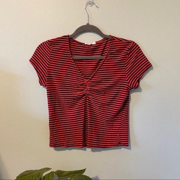 Antistar Tops - 🌸4 for $10🌸 Striped Fitted Crop Top